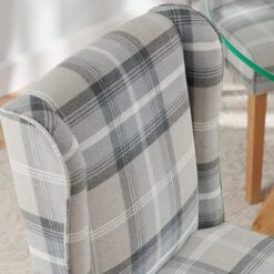 Oswald Set Of 2 Dining Chairs, Country Check -Furniture Sale Store 30872516 alt02