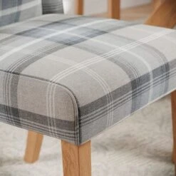 Oswald Set Of 2 Dining Chairs, Country Check -Furniture Sale Store 30872516 alt03