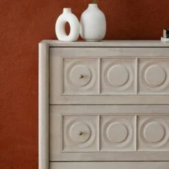 Theodore 3 Drawer Chest, Mango Wood -Furniture Sale Store 30872718 alt03