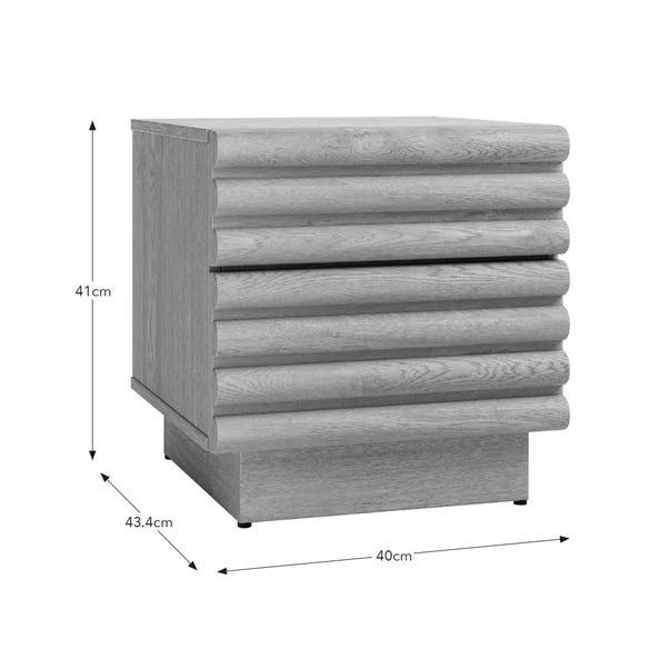 Dax 2 Drawer Bedside Table 15 Dax 2 Drawer Bedside Table - Image 15