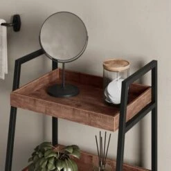 Fulton Bathroom Storage Cabinet, Pine Effect -Furniture Sale Store 30873181 alt04