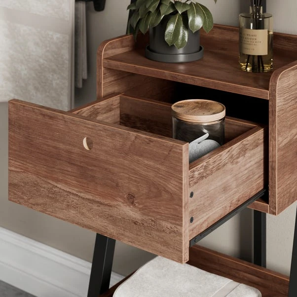 Fulton Bathroom Ladder Shelf, Pine Effect 4 Fulton Bathroom Ladder Shelf, Pine Effect - Image 4