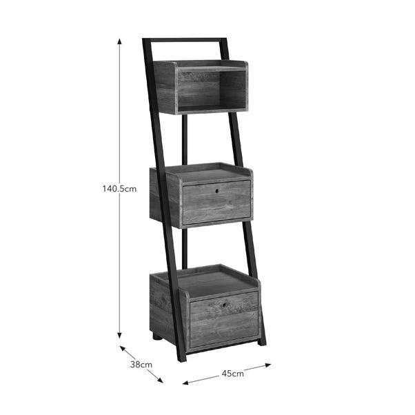 Fulton Bathroom Ladder Shelf, Pine Effect 7 Fulton Bathroom Ladder Shelf, Pine Effect - Image 7