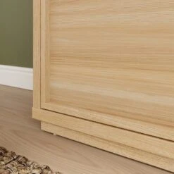 Hardy Wide Bookcase With 2 Drawers, Oak Effect -Furniture Sale Store 30874521 alt04