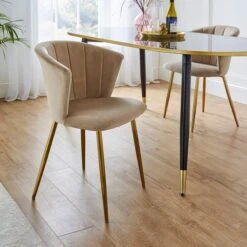 Kendall Dining Chair, Velvet -Furniture Sale Store 30876319