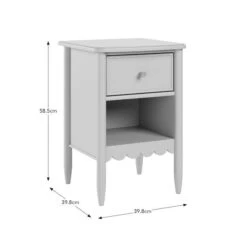 Remi 1 Drawer Bedside Table -Furniture Sale Store 30876555 alt09