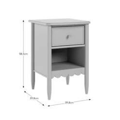 Remi 1 Drawer Bedside Table -Furniture Sale Store 30876556 alt09