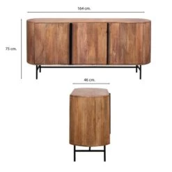 Indus Valley Zen 3 Door Sideboard -Furniture Sale Store 30877761 alt09