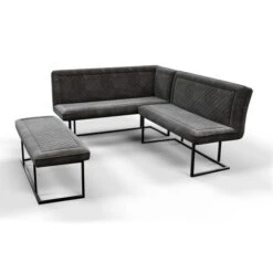 Indus Valley Athena 6 Seater Dining Table Corner Bench Set 25 Indus Valley Athena 6 Seater Dining Table Corner Bench Set -Furniture Sale Store 30877802