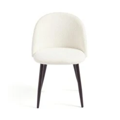Astrid Dining Chair, Ivory Boucle -Furniture Sale Store 30882611 alt03