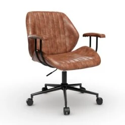 Clement Faux Leather Office Chair -Furniture Sale Store 30886352 alt05