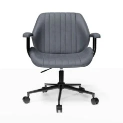 Clement Faux Leather Office Chair -Furniture Sale Store 30886353 alt06