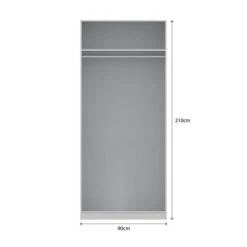 Harmony Sudbury Framed Double Wardrobe -Furniture Sale Store 30888993 alt09