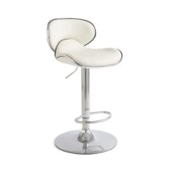 Donte Adjustable Height Swivel Bar Stool, Faux Leather -Furniture Sale Store 30891308 alt05