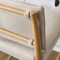 Churchgate Walcote Bar Stool, Herringbone Fabric -Furniture Sale Store 30891386 alt02