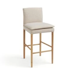 Churchgate Walcote Bar Stool, Herringbone Fabric -Furniture Sale Store 30891386 alt04