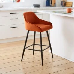 Radleigh Bar Stool, Velvet -Furniture Sale Store 30891415