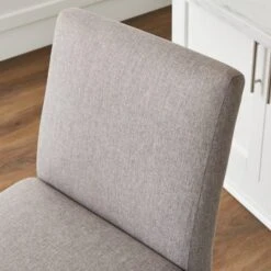 Oakley Counter Height Bar Stool, Grey Fabric -Furniture Sale Store 30891495 alt03