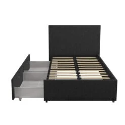 Novogratz Kelly 2 Drawer Bed, Linen -Furniture Sale Store 30892340 alt03