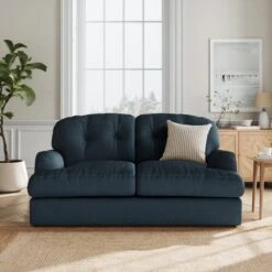 Martha Matte Plush Velvet 2 Seater Double Sofa Bed -Furniture Sale Store 30892962 alt05