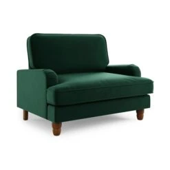 Beatrice Matte Velvet Snuggle Sofa -Furniture Sale Store 30893211 alt06