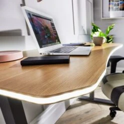 XR Living Oka Office Desk With LED Lights And Wireless Charging -Furniture Sale Store 30895059 alt02