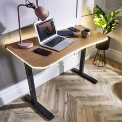 XR Living Oka Office Desk With LED Lights And Wireless Charging -Furniture Sale Store 30895059 alt05