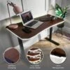 X Rocker Living Woodgrain Desk With Wireless Charging, 140x60cm