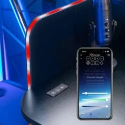 X Rocker Electra Desk With Wireless Charging And LED Lights -Furniture Sale Store 30895065 alt03