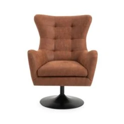 Roan Microsuede Swivel Chair -Furniture Sale Store 30899260 alt02