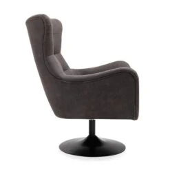Roan Microsuede Swivel Chair -Furniture Sale Store 30899581 alt04