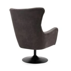 Roan Microsuede Swivel Chair -Furniture Sale Store 30899581 alt05