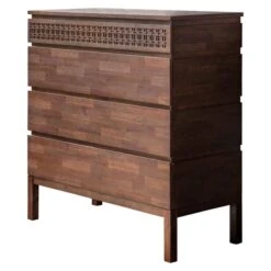 Baytown Retreat 4 Drawer Chest, Dark Wood -Furniture Sale Store 30899770 alt04
