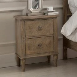 Modesto 2 Drawer Bedside Table -Furniture Sale Store 30899785 alt02