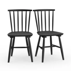 Harvey Set Of 2 Dining Chairs, Beech Wood -Furniture Sale Store 30902038 alt04