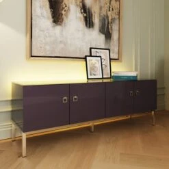 Lyra Low Smart TV Unit For TVs Up To 70" -Furniture Sale Store 30904885 alt02