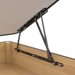 Everyday Side Opening Ottoman Bed Frame, Woven Fabric -Furniture Sale Store 30908671 alt04