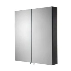 Dawley Steel Double Door Cabinet, Matt Black -Furniture Sale Store 30908884 alt02