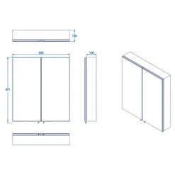 Dawley Steel Double Door Cabinet, Matt Black -Furniture Sale Store 30908884 alt06
