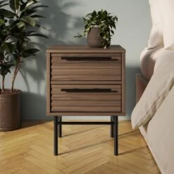 Bryant 2 Drawer Bedside Table -Furniture Sale Store 30909274