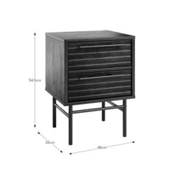 Bryant 2 Drawer Bedside Table -Furniture Sale Store 30909275 alt09