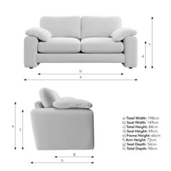 Magnus Cosy Weave 3 Seater Sofa -Furniture Sale Store 30909942 alt09