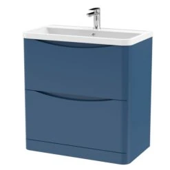 Lunar Floor Standing 2 Drawer Vanity Unit With Polymarble Basin 24 Lunar Floor Standing 2 Drawer Vanity Unit With Polymarble Basin -Furniture Sale Store 30910245