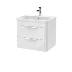 Parade Wall Mounted Vanity Unit With Ceramic Basin -Furniture Sale Store 30910339