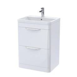 Parade Floor Standing Vanity Unit With Ceramic Basin -Furniture Sale Store 30910341