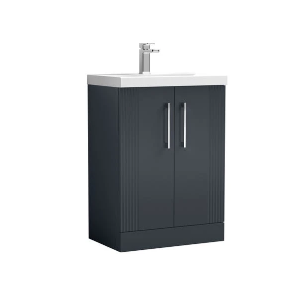 Deco Floor Standing 2 Door Vanity Unit With Basin 1 Deco Floor Standing 2 Door Vanity Unit With Basin
