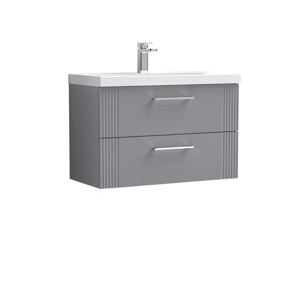 Deco Wall Mounted 2 Drawer Vanity Unit With Basin 19 Deco Wall Mounted 2 Drawer Vanity Unit With Basin - Image 19