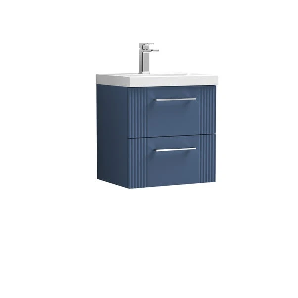 Deco Wall Mounted 2 Drawer Vanity Unit With Basin 7 Deco Wall Mounted 2 Drawer Vanity Unit With Basin - Image 7