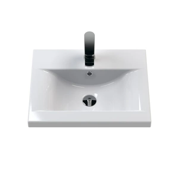 Deco Wall Mounted 2 Drawer Vanity Unit With Basin 8 Deco Wall Mounted 2 Drawer Vanity Unit With Basin - Image 8