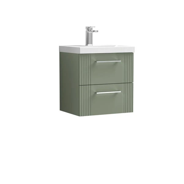 Deco Wall Mounted 2 Drawer Vanity Unit With Basin 1 Deco Wall Mounted 2 Drawer Vanity Unit With Basin